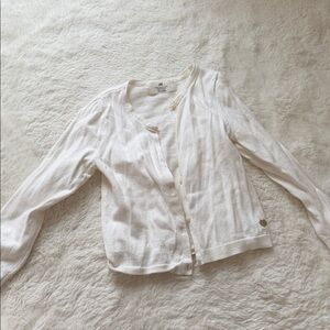 H&M Cream Knit Girls Cardigan